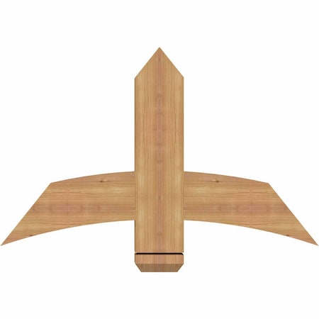Ekena Millwork Bellingham Timber Gable Bracket, Western Red Cedar, 36"W x 23"H x 3 1/2"D x 5 1/2"F, 15/12 Pitch GBW036X23X0406BEL00SWR